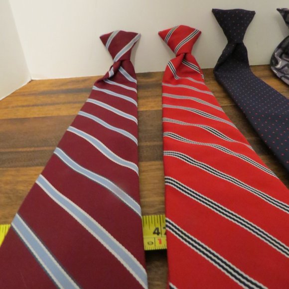 Lot of 5 VTG ClipOn Ties T24 - Picture 2 of 7